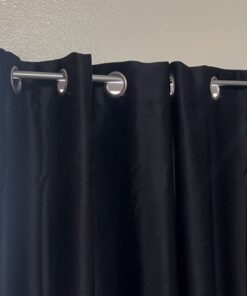 Maytex Window Curtain Rod, Easy Install Twist and Shout Telescoping Tension Rod, Adjustable 28" to 48", No Tools Needed, with Decorative Round Finials, Brushed Nickel 28 to 48 in. Decorative Rod 32 610OpSh99HL