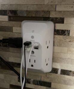 Outlet Extender with Night Light, Multi Plug Outlet, USB Wall Charger Surge Protector 4 USB Charging Port(1USB C), Power Strip Electrical Outlet Splitter Expander for Home Office Dorm Room ETL Listed 5 AC + 3 USB A +1 USB C & Light 35 610SqROu7fL