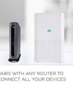 Motorola MB8600 DOCSIS 3.1 Cable Modem - Approved for Comcast Xfinity, Cox, and Charter Spectrum, Supports Cable Plans up to 1000 Mbps | 1 Gbps Ethernet Port DOCSIS 3.1 (1 Gbps Ethernet Port) 29 610ULQviTPL