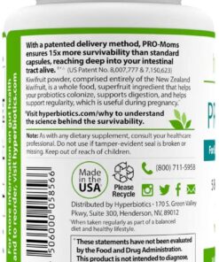 Alternative view of Hyperbiotics Pro Mom Probiotics For Women | Prenatal, Nursing, Postnatal | Immune & Digestive Support | Time Released Vegan Tablets | Dairy and Gluten Free | 30 Count