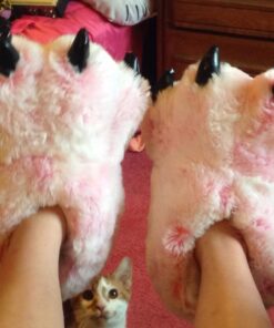 Wishpets Stuffed Animal - Soft Plush Toy for Kids - Furry Tiger Slippers 16 610UhSKiazL