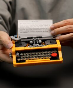 ENJBRICK Typewriter Building Set for Adults,Compatible with Legos Ideas Set,Collectible Retro Display Model Gift for Teens 8 610UrxC6HHL