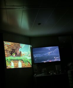 Mini Projector, PVO Portable Projector for Cartoon, Kids Gift, Outdoor Movie Projector, LED Pico Video Projector for Home Theater Movie Projector with HDMI USB Interfaces and Remote Control projector YG300Pro 31 610WEbVyLML