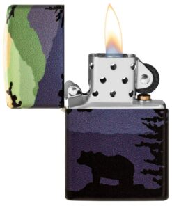 Zippo Outdoor Lighters 540 Color Bear Landscape 10 610YHktNN8L