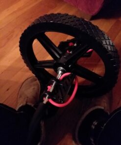 Lifeline Power Wheel for At Home Full Body Functional Fitness Strength including Abs & Core, Lower Body and Upper Body with Foot Straps for More Workout Options , Black 19 610YM235rUL