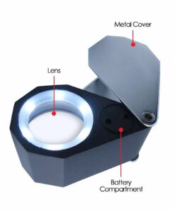 10x21mm Triplet LED Illuminated Jewelers Magnifying Eye Loupe Magnifier 10 610YUgrylwL