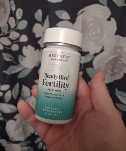 Best Nest Wellness Ready Bird Men's Fertility Vitamins for Conception, Mens Prenatal Vitamins, Male Fertility Supplements, Prenatal for Men for Conception, Includes Bonus Tips to Get Pregnant, 30 Ct 22 610Yhf0TEL