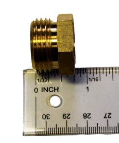 Anderson Metals 57480-1208 Brass Garden Hose Fitting, Connector, read ¾” Male GHT x ½” Female NPT 3/4" Male Hose ID x 1/2" GHT Female 16 610YitLnV9L