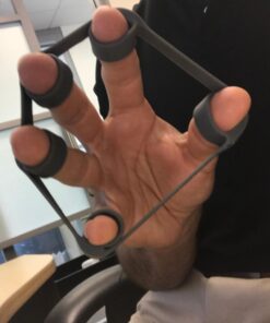 Airisland Finger Stretcher Hand Resistance Bands Hand Extensor Exerciser Finger Grip Strengthener Strength Trainer Gripper Set for Arthritis Carpal Tunnel Exercise Guitar and Rock Climbing 3pcs 28 610ZOGTshOL