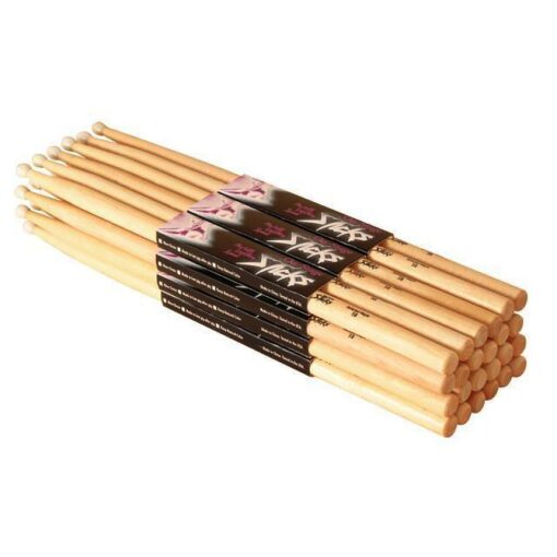 On Stage 2B Maple Drum Sticks - (Nylon Tip, 12 Pak) (12 Pack) (Nylon Tip) On Stage Maple 2B Nylon Drumsticks 12 Pairs