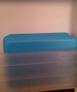 Bentgo Ice Lunch Chillers - Ultra-Thin Ice Packs Perfect for Everyday Use in Lunch Bags, Lunch Boxes and Coolers - 4 Pack (Blue) Blue 41 610a60Gh 8L