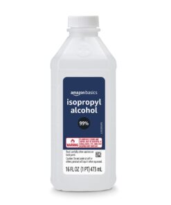 Amazon Basics 99% Isopropyl Alcohol For Technical Use, Unscented, 16 Fl Oz (Pack of 12) 16 Fl Oz (Pack of 12) 21 610bnVxwbXL