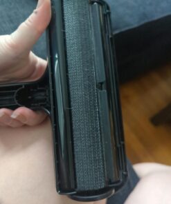 Chom Chom Roller Pet Hair Remover and Reusable Lint Roller - Black ChomChom Cat and Dog Hair Remover for Furniture, Couch, Carpet, Clothing and Bedding - Portable, Multi-Surface Fur Removal Tool 34 610chExuxL