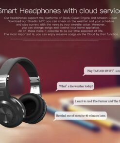 Bluedio V5.0 Bluetooth Headphones Over Ear, Wireless Bluetooth On-Ear Stereo Earphones Noise Cancelling, Soft Memory-Protein Earmuffs, w/Mic (Black) Black 37 610cqO1hDmL