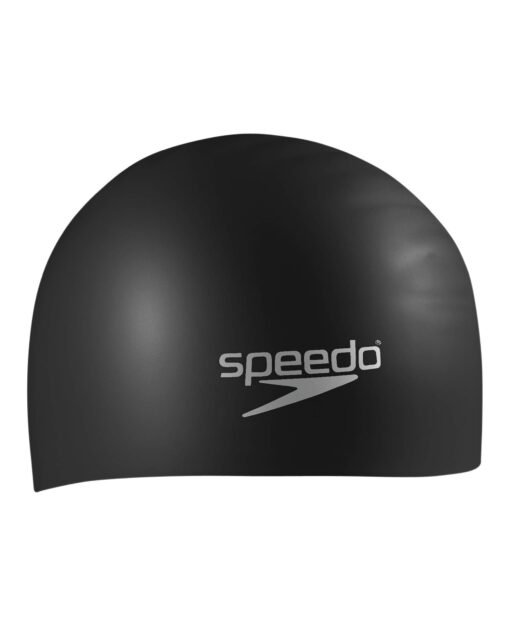 Speedo Silicone Long Hair Swim Cap Speedo Black