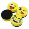 VIZ-PRO Magnetic Smiley Face Circular Whiteboard Eraser / 4 Pack of 2" Dry Erase Erasers 14 610fxP 1l9L