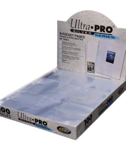 Ultra Pro 9 Pocket Pages Silver Series 100 Pages of Card Sleeves for Trading, Baseball Card Binder, Pokemon and Baseball Card Sleeves Single 26 610jTdzKF9L