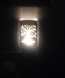 GE CoverLite LED Night Light, Decorative, Plug-In, Smart Dusk-to-Dawn Sensor, Home Décor, Ideal for Bedroom, Bathroom, Kitchen, Hallway, 1 Pack, 29846, Oil Rubbed Bronze | Tree of Life Oil Rubbed Bronze - Tree of Life 34 610lEsNdDGL