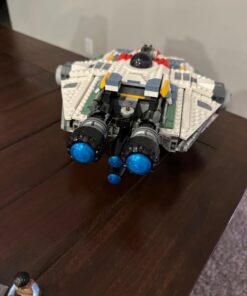 LEGO Star Wars: Ahsoka Ghost & Phantom II 75357 Playset Inspired by The Ahsoka Series, Featuring 2 Buildable Starships and 5 Star Wars Figures Including Jacen Syndulla and Chopper 69 610mlj0xR6L 1