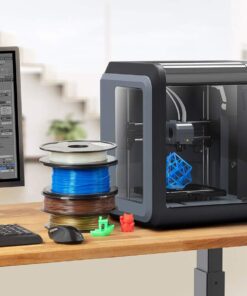 Monoprice Voxel 3D Printer - Fully Enclosed with Removable Heated Build Plate (150 x 150 x 150 mm) Touch Screen, 8GB And Wi-Fi, Black/Gray, Large 36 610nMebQeoL