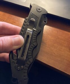 Smith & Wesson Border Guard 10in High Carbon S.S. Folding Knife with 4.4in Tanto Blade and Aluminum Handle for Tactical, Survival and EDC Partially Serrated Edge 32 610nXI6iszL