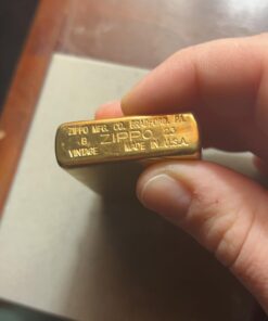 Zippo Vintage Lighters High Polish Brass Vintage With Slashes 39 610pArSKooL