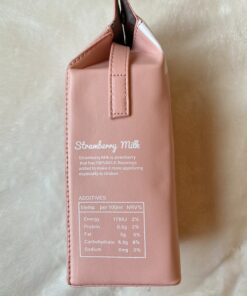 LUI SUI Fruits Banana Strawberry Milk Box Cross Body Purse Bag Women Phone Wallet Shoulder Bags Pink 51 610qaybMCbL