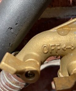 Morvat New & Improved Heavy Duty Brass 4 Way Splitter, Garden Hose Manifold Connector with Comfort Grip ON/OFF Valves, Adapter for Water Faucet & Spigot, Includes Washers, Teflon Tape & Mounting Kit 34 610u4njzGBL 1