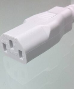 Ipax 15Ft Extra Long White AC Power Cord Cable Pure Copper Wire Core in Retail Pack for Computer Plasma TV Printer Monitor AC Adapter 15Ft White 14 610vwktnueL