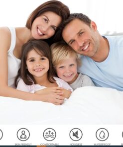 Utopia Bedding Zippered Mattress Encasement Twin - 100% Waterproof and Bed Bug Proof Mattress Protector - Absorbent, Six-Sided Mattress Cover 1 32 610xpHeEn1L