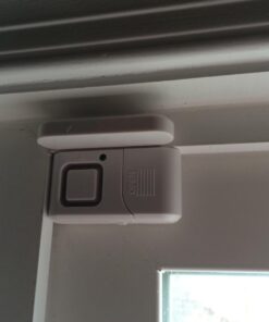 GE Personal Security Window and Door Alarm, 2 Pack, DIY Protection, Burglar Alert, Wireless Chime/Alarm, Easy Installation, Home Security, Ideal for Home, Garage, Apartment and More, 45115 White 44 610zMxEo34L