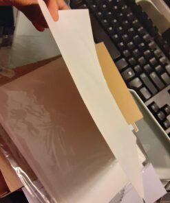 Amazon Basics Micro Cut Paper Shredder Sharpening & Lubricant Sheets, Pack of 12, White 30 611 4R3VbVL 3