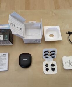 NEW Bose QuietComfort Ultra Wireless Noise Cancelling Earbuds, Bluetooth Earbuds with Spatial Audio and World-Class Noise Cancellation, Black 42 611 BG8PUL