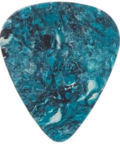 Fender Premium Celluloid Guitar Picks, 351 Shape, Ocean Turquoise, Guitar Picks Medium, Pack of 12 12-Pack 15 6110Rpb28RL
