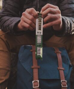 Ostrim Grass-Fed Beef & Ostrich Jerky Snack Sticks-Natural Flavor, 1.5 oz (Pack of 10) Natural flavor 7 6110VTBtY3L