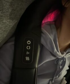 Snailax Shiatsu Neck and Shoulder Massager - Back Massager with Heat, Deep Kneading Electric Massage Pillow for Neck, Back, Shoulder,Foot,Body Black 632 32 61118xebIdL