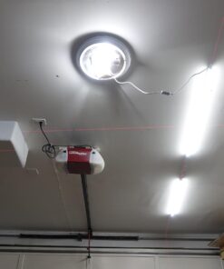 Power Gear 2-Outlet Socket Adapter, Add 2 Outlets to a Bulb Socket, 2 Prong, Polarized Outlets, Medium Base Socket, Use in Workshop, Garage or Utility Room, UL Listed, Light Almond, 54178 20 6112Ua451L