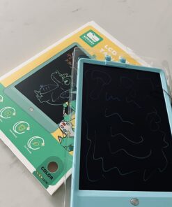 KOKODI LCD Writing Tablet, 10 Inch Colorful Toddler Doodle Board Drawing Tablet, Erasable Reusable Electronic Drawing Pads, Educational and Learning Toy for 3-6 Years Old Boy and Girls Blue 10in 26 6113lM7sqSL