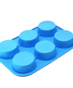 X-Haibei Round Circle Soap Silicone Mold Chocolate Jelly Muffin Cupcake Baking Mould, Basic Soap Making, Dia. 2.75inch,3oz per cell 22 6113p76v1jL