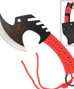 Alternative view of Armory Replicas Zombie Killer Skullsplitter Throwing Axe - Red