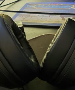 CHAFON E300 Gaming Headset with Noise Cancelling Microphone, Surround Sound Headphones for PS4 PC Xbox One PS5 Controller, Dynamic RGB Wired Headsets for Computer Laptop Mac Nintendo NES Games 32 6114WFrugKL