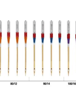 SINGER 04808 Titanium Universal Regular Point Machine Needles Woven Fabric, Assorted Sizes, 10-Count 80/11, 90/14, 100/16 10.0 15 6116ikgIbhL