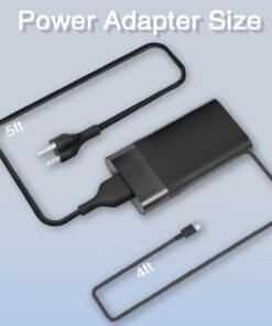 New Slim HP 65w USB C Laptop Charger Replacement for HP Spectre x360 Envy Chromebook Elitebook x360 Pavilion Elite x2 Type C Power Cord Ac Adapter HP usb c Charger 27 6116mIcPKHL