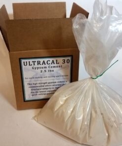 Ultracal 30 Gypsum Cement 2.5 lbs / 1.13 kg - Plaster - For Mold Making and Casting, Ideal for Latex Molds! Takes Excellent Detail 12 6117KyOdRfL