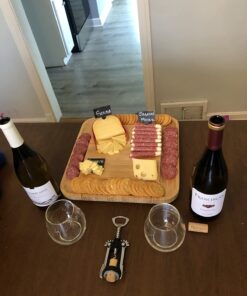 Charcuterie Boards Gift Set - Elegant Gifts for Women - Bambüsi Cheese Board Set with Serving Utensils - House Warming Gifts New Home, Wedding Gifts, Kitchen Gadget & Wine Gifts for Christmas 33 6119htpbbhL