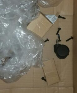 Flash Furniture HERCULES Series Big & Tall 400 lb. Rated Black LeatherSoft Ergonomic Task Office Chair with Chrome Base and Adjustable Arms 1 34 611A10sNGzL 1