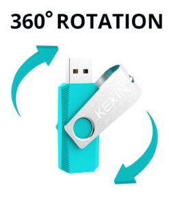 KEXIN 128GB Flash Drive 3 Pack 128GB USB Flash Drive Thumb Drive Zip Drive USB 2.0 Memory Stick USB Drive with Keychain(128G 3-Pack) 128GB X3 11 611ASBxPML