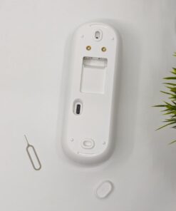 Arlo Video Doorbell 2K (2nd Generation) – Battery Operated or Wired Doorbell, Smart Wi-Fi, Two-Way Audio, Night Vision, Security Camera, Surveillance, White – AVD4001 47 611BV5JqlFL