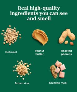 NUTRO Crunchy Dog Treats with Real Peanut Butter, 10 oz. Bag 10 Ounce (Pack of 1) 14 611CRNAY8jL