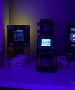 My Arcade Retro Machine Playable Mini Arcade: 200 Retro Style Games Built In, 5.75 Inch Tall, Powered by AA Batteries, 2.5 Inch Color Display, Speaker, Volume Control 32 611CZIjp9LL